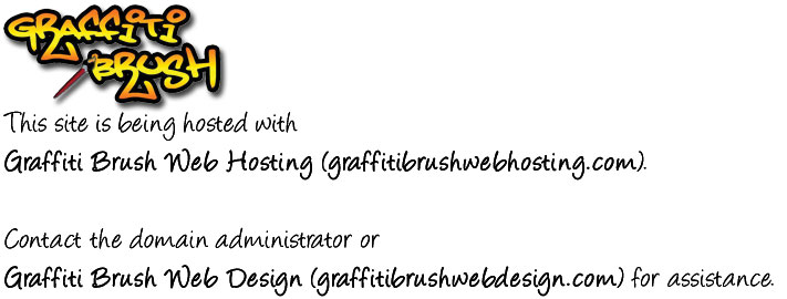 Graffiti Brush Web Hosting Image